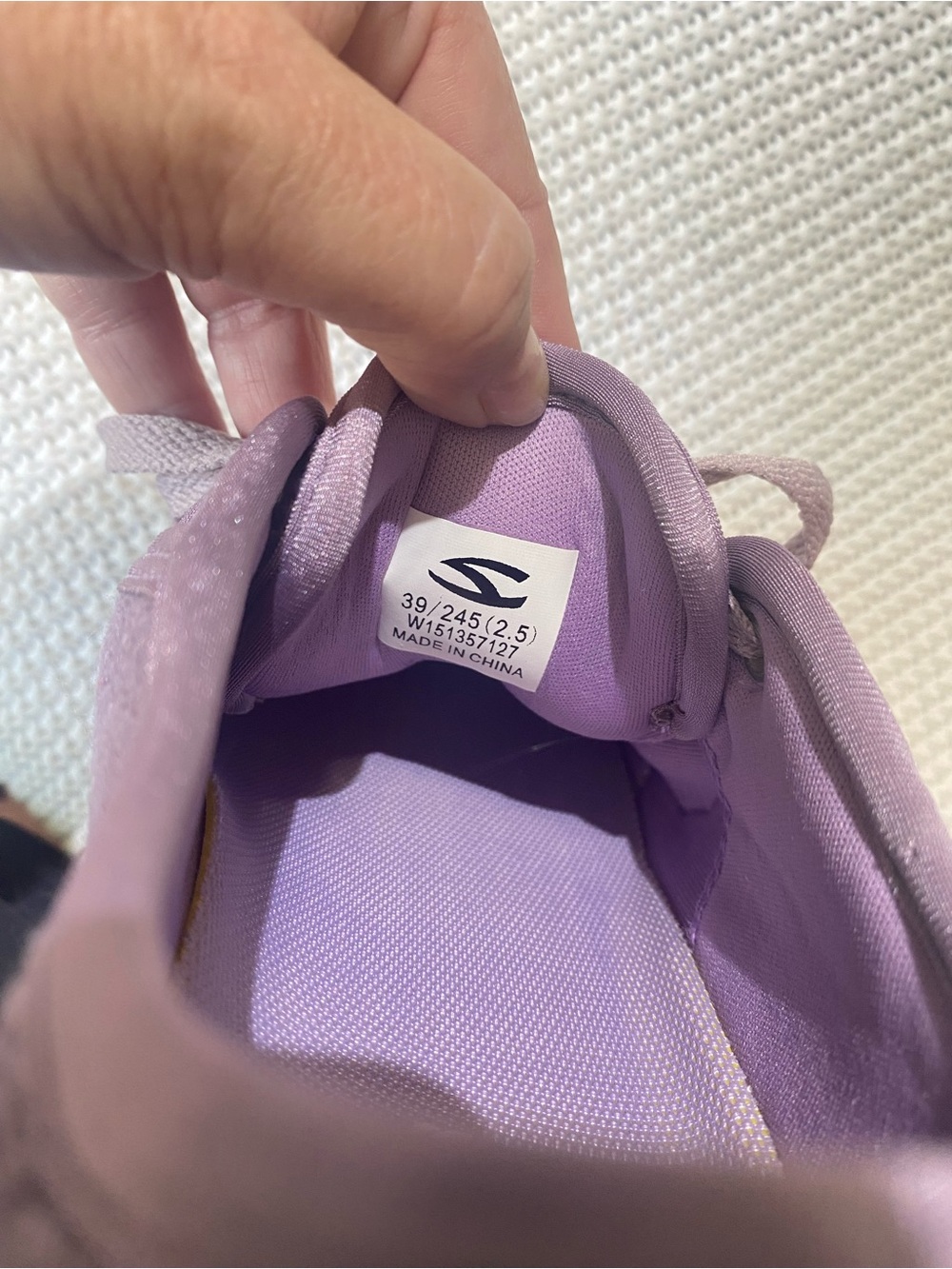 Hobibear Lavender Lace-Up Casual Sneakers - Picture 5 of 6